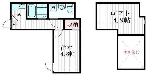 グランツハイム青井の物件間取画像